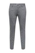 Only onsmark slim check 020919 pant noos 22028113 ultimate grey