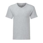 Fruit of the Loom Heren iconic 150 heather v hals t-shirt