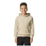 Gildan Kinder/kids softstyle plain fleece midweight hoodie