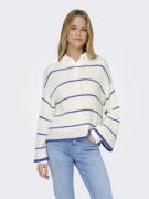 Only Onlgeena 7/8 stripe o-neck knt