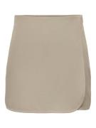 Only Onlthea wrap skort zand