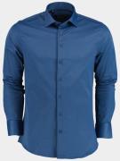 Ferlucci Casual hemd lange mouw slim fit napolii/steelblue