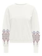 Only Onlbrooke l/s o-neck print swt