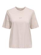 Only onlmoody life s/s word top box jrs 15343277 ice