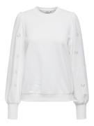 Only Onlfemme ls puff embroidery ub swt off-white