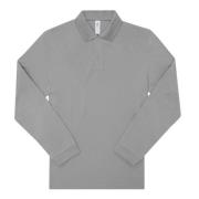 B and C Heren my polo 180 heather shirt met lange mouwen