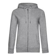 B and C Uniseks adult queen heather hoodie met rits