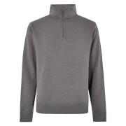 Kustom Kit Heren sweatshirt met kwart ritssluiting regular