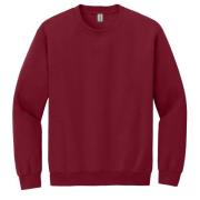 Gildan Unisex adult sweatshirt met zware mouwenhals