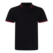 Awdis Heren gestipt stretch poloshirt