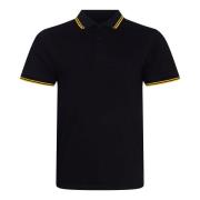 Awdis Heren gestipt stretch poloshirt