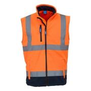 Yoko Hi-vis softshell gilet voor volwassenen