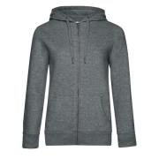 B and C Dames queen zip jersey hoodie