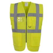 Yoko Unisex executive gerecycled hi-vis vest voor volwassenen