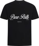 Pure Path Loose fit crewneck ss t-shirts black