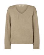 Mos Mosh 168060 123 mosmosh mm bine ls v-neck knit sesame