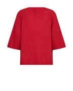 Mos Mosh 168770 268 mosmosh mm taci 3/4 v-neck knit chinese red