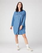 Wrangler Denim shirtdress mid indigo