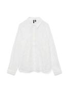 Vero Moda vmnane ls shirt wvn ga 10324264 snow white