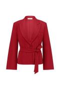 Studio Anneloes lette honeycomb blazer 12462 3200 dark red