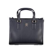 Tommy Hilfiger Blauwe polyethyleen handtas met verstelbare schouderban...