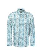 No Excess 27430206 shirt allover printed with linen