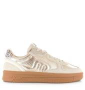 Maruti yale suede taupe gold sneakers lage sneakers dames