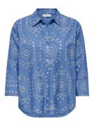 Jacqueline de Yong Jdyemma 3/4 embroidery shirt wvn ex