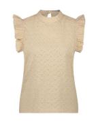 Vero Moda Vmalva 24 lace top wvn ga off-white