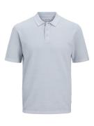 Jack & Jones jjegeorge knit polo ss sn 12268281 chambray