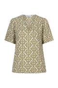 Lofty Manner blouse km qc03 blouse bella 472 green element