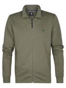 Petrol Industries Men sweater collar zip army