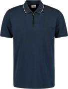 No Excess Polo liquid finished cotton deep blue