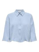 Jacqueline de Yong theis life 3/4 crop shirt wvn no 15307159 soft cham...