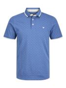 Jack & Jones jprpaulos play aop blu. ss polo 12154548 bright cobalt