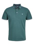 Jack & Jones jprpaulos play aop blu. ss polo 12154548 deep teal