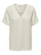 Jacqueline de Yong divya s/s top wvn noos 15291432 cloud dancer