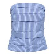 Co'Couture Cc tea stripe tube top