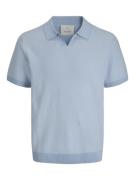 Jack & Jones Jprcceaston knit split neck ss sn licht