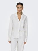 Only Onlcaro l/s linen bl emb shirt cc p
