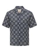 Only & Sons onscaiden reg fit aop shirt 22032833 cerulean
