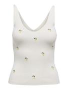 Jacqueline de Yong nanna s/l embroidery top knt 15257194 lemon embroid...