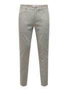 Only & Sons Onsmark slim check 020919 pant noos zand dessin