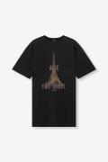 Alix The Label Paris t-shirt dress antraciet