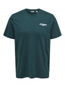 Only & Sons Onschris life reg ss tee donker