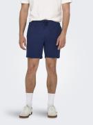 Only & Sons Onskian life reg seersucker shorts