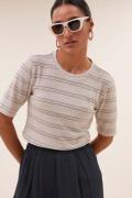 By-Bar Amsterdam 25511005 basic pearl stripe top