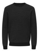 Only & Sons Onsmorgan 12 structure crew knit dessin