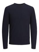 Jack & Jones Jjeperfect knit crew neck ln navy