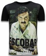 Local Fanatic Escobar king of cocaine digital rhinestone t-shirt